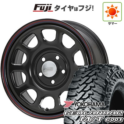 【新品】デリカD5 夏タイヤ ホイール4本セット 215/70R16 ヨコハマ ジオランダー M/T G003 MLJ デイトナSS 7J 16インチ(送料無料)|フジコーポレーション