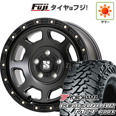【新品】デリカD5 夏タイヤ ホイール4本セット 225/70R16 ヨコハマ ジオランダー M/T G003 MLJ エクストリームJ XJ07 7J 16インチ(送料無料)｜フジコーポレーション