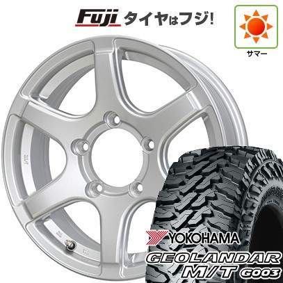 【新品】ジムニー 夏タイヤ ホイール4本セット 185/85R16 ヨコハマ ジオランダー M/T G003 ホットスタッフ バイソン BN-04 5.5J 16インチ(送料無料)｜フジコーポレーション