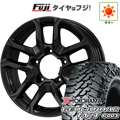 【新品】ジムニー 夏タイヤ ホイール4本セット 185/85R16 ヨコハマ ジオランダー M/T G003 コーセイ ベアロック バイソン 5.5J 16インチ(送料無料)