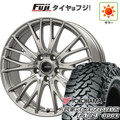 【新品国産車用5穴114.3】 夏タイヤ ホイール4本セット 225/65R17 ヨコハマ ジオランダー M/T G003 コーセイ クレイシズ SE48 7J 17インチ(送料無料)｜フジコーポレーション