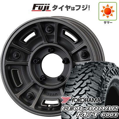 【新品】ジムニー 夏タイヤ ホイール4本セット 195R16C 104/102Q ヨコハマ ジオランダー M/T G003 クリムソン ディーン BJ メキシカン 5.5J 16インチ(送料無料)