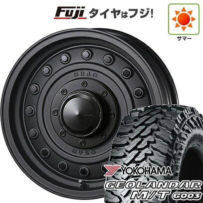 【新品】ジムニー 夏タイヤ ホイール4本セット 175/80R16 ヨコハマ ジオランダー M/T G003 クリムソン ディーン コロラド 5.5J 16インチ(送料無料)|フジコーポレーション