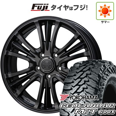 【新品国産車用5穴114.3】 夏タイヤ ホイール4本セット 225/65R17 ヨコハマ ジオランダー M/T G003 トピー バザルト-X タイプ2 7J 17インチ(送料無料)