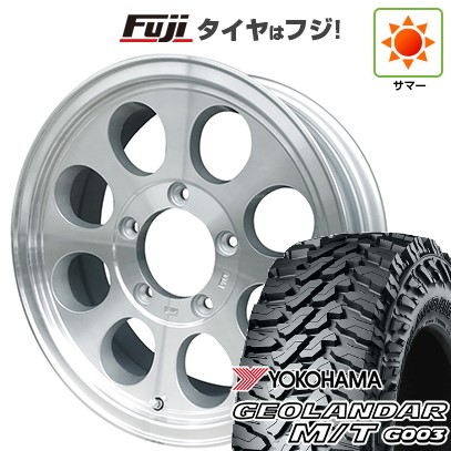【新品】ジムニーシエラ/ジムニーノマド 夏タイヤ ホイール4本セット 225/70R16 ヨコハマ ジオランダー M/T G003 WEDS ウェッズ ジムライン タイプ2 6J 16インチ(送料無料)