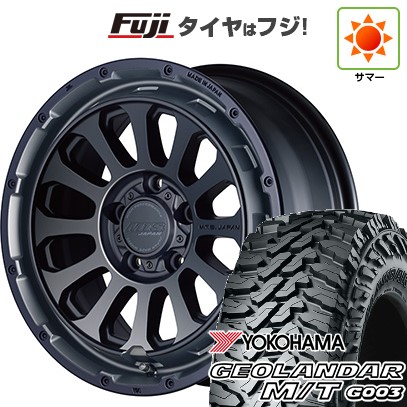 【新品】デリカD5 夏タイヤ ホイール4本セット 215/70R16 ヨコハマ ジオランダー M/T G003 エムテクノ M.T.S.JAPAN X CROSS TW 7J 16インチ(送料無料)