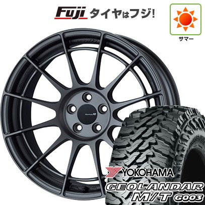 【新品国産車用5穴114.3】 夏タイヤ ホイール4本セット 225/65R17 ヨコハマ ジオランダー M/T G003 ENKEI エンケイ NT03 RR 17インチ(送料無料)|フジコーポレーション