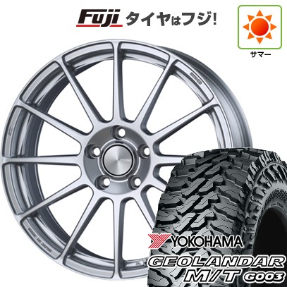 【新品国産車用5穴114.3】 夏タイヤ ホイール4本セット 225/65R17 ヨコハマ ジオランダー M/T G003 ENKEI エンケイ PerformanceLine PF03 7J 17インチ(送料無料)