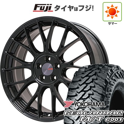 【新品国産車用5穴114.3】 夏タイヤ ホイール4本セット 225/65R17 ヨコハマ ジオランダー M/T G003 ENKEI エンケイ PerformanceLine PFM1 フジオリジナルカラー 7J 17インチ(送料無料)