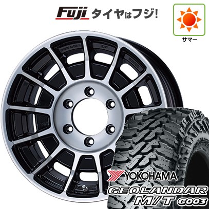 【新品国産車用6穴139.7】 夏タイヤ ホイール4本セット 285/70R17 ヨコハマ ジオランダー M/T G003 ENKEI エンケイ ALLROAD バハ 8J 17インチ(送料無料)