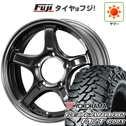 【新品】ジムニー 夏タイヤ ホイール4本セット 195R16C 104/102Q ヨコハマ ジオランダー M/T G003 SSR ディバイド X03J 5.5J 16インチ(送料無料)