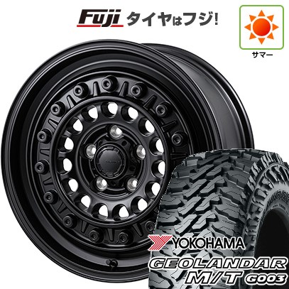【新品】デリカD5 夏タイヤ ホイール4本セット 215/70R16 ヨコハマ ジオランダー M/T G003 モンツァ HI-BLOCK ターマー 7J 16インチ(送料無料)|フジコーポレーション
