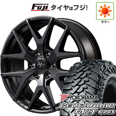 【新品国産車用6穴139.7】 夏タイヤ ホイール4本セット 285/70R17 ヨコハマ ジオランダー M/T G003 MID WHEELS NITRO POWER M62 トマホーク 17インチ(送料無料)｜フジコーポレーション