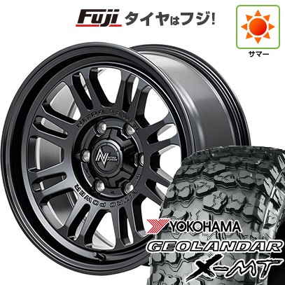 【新品国産車用6穴139.7】 夏タイヤ ホイール4本セット 35X12.5R17 ヨコハマ ジオランダー X-MT G005 MID WHEELS NITRO POWER M16 アサルト 8J 17インチ(送料無料)