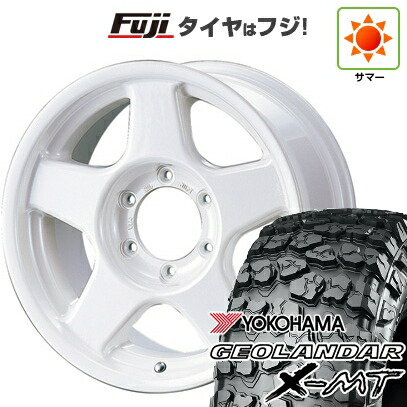 【新品国産車用6穴139.7】 夏タイヤ ホイール4本セット 265/75R16 ヨコハマ ジオランダー X-MT G005 フォーバイフォーエンジニア ブラッドレー V 8.5J 16インチ(送料無料)