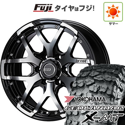 【新品国産車用6穴139.7】 夏タイヤ ホイール4本セット 35X12.5R17 ヨコハマ ジオランダー X-MT G005 SSR ディバイド ZS 8J 17インチ(送料無料)