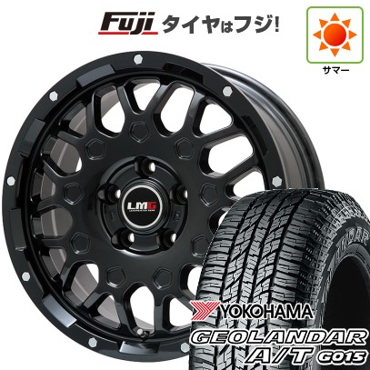 【新品国産車用5穴114.3】 夏タイヤ ホイール4本セット 225/60R17 ヨコハマ ジオランダー A/T G015 OWL/RBL レアマイスター LMG MS-9W グロスブラック 17インチ(送料無料)｜フジコーポレーション 94,050円