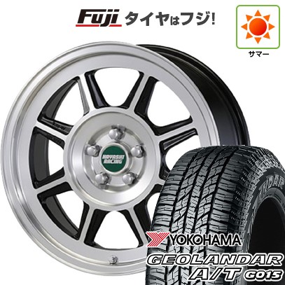【新品国産車用5穴114.3】 夏タイヤ ホイール4本セット 225/60R17 ヨコハマ ジオランダー A/T G015 OWL/RBL ハヤシレーシング ハヤシストリート タイプSTL 7J 17インチ(送料無料)｜フジコーポレーション