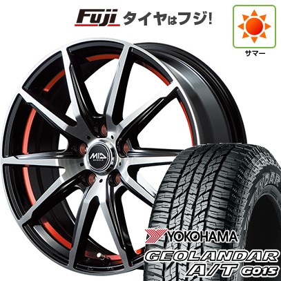 【新品国産車用5穴114.3】 夏タイヤ ホイール4本セット 225/65R17 ヨコハマ ジオランダー A/T G015 OWL/RBL MID WHEELS RX-02 17インチ(送料無料)