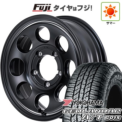 【新品】ジムニー 夏タイヤ ホイール4本セット 185/85R16 ヨコハマ ジオランダー A/T G015 WL/RBL MID WHEELS ガルシア パーム8 5.5J 16インチ(送料無料)