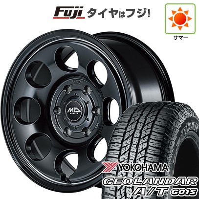 【新品】ハイエース200系 夏タイヤ ホイール4本セット 215/65R16 109/107S ヨコハマ ジオランダー A/T G015 WL/RBL MID WHEELS ガルシア パーム8 6.5J 16インチ(送料無料)