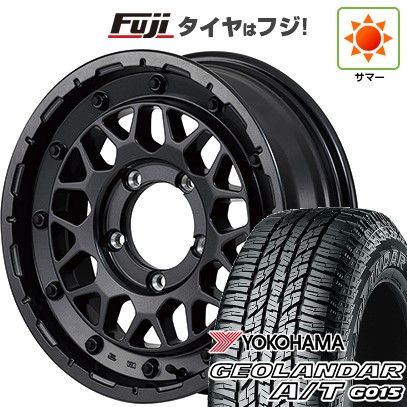 【新品】ジムニー 夏タイヤ ホイール4本セット 185/85R16 ヨコハマ ジオランダー A/T G015 WL/RBL MID WHEELS NITRO POWER M29 スティンガー 5.5J 16インチ(送料無料)｜フジコーポレーション
