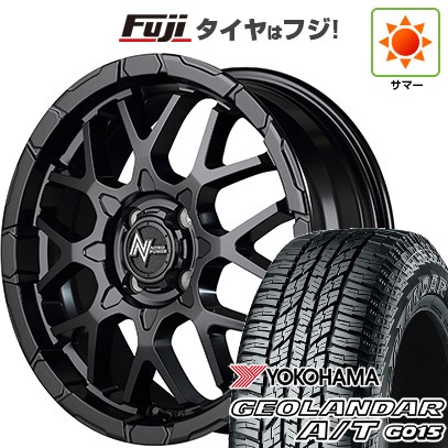 【新品 軽自動車】ハスラー デリカミニ(4WD) 夏タイヤ ホイール4本セット 165/60R15 ヨコハマ ジオランダー A/T G015 RBL MID WHEELS NITRO POWER M28 バレットKC 5J 15インチ(送料無料)