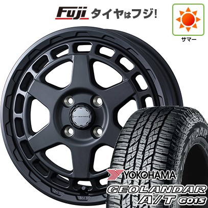 【新品 軽自動車】N-BOX タント スペーシア 夏タイヤ ホイール4本セット 165/55R15 ヨコハマ ジオランダー A/T G015 RBL WEDS ウェッズアドベンチャー マッドヴァンス X タイプS 4.5J 15インチ(送料無料)｜フジコーポレーション