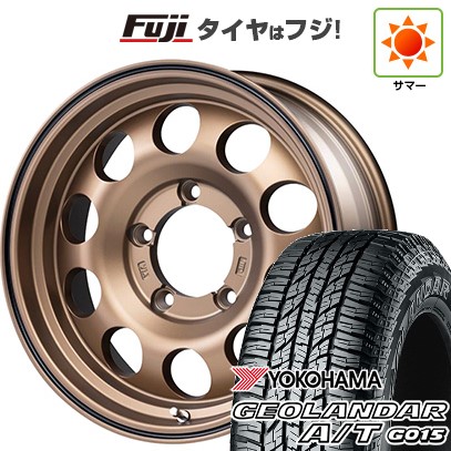 【新品】ジムニー 夏タイヤ ホイール4本セット 185/85R16 ヨコハマ ジオランダー A/T G015 WL/RBL プラスライン フィールドコンクエスト 5.5J 16インチ(送料無料)