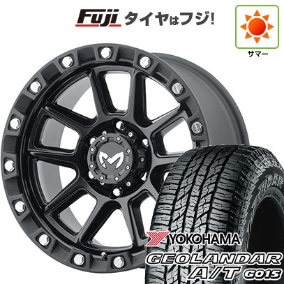 【新品国産車用6穴139.7】 夏タイヤ ホイール4本セット 285/70R17 ヨコハマ ジオランダー A/T G015 OWL/RBL トライスター MKW M205 US Spec 8.5J 17インチ(送料無料)｜フジコーポレーション