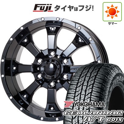 【新品国産車用6穴139.7】 夏タイヤ ホイール4本セット 285/70R17 ヨコハマ ジオランダー A/T G015 OWL/RBL トライスター MKW MK-46 8J 17インチ(送料無料)