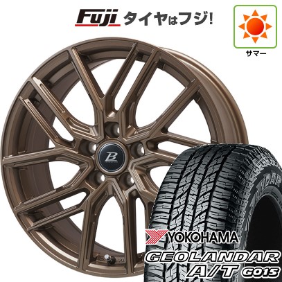 【新品国産車用5穴114.3】 夏タイヤ ホイール4本セット 225/65R17 ヨコハマ ジオランダー A/T G015 OWL/RBL ブランドルライン ヴァレーゼ マットブロンズ 7J 17インチ(送料無料)｜フジコーポレーション