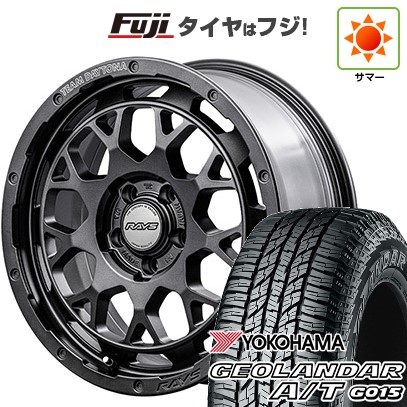 【新品国産車用5穴114.3】 夏タイヤ ホイール4本セット 225/60R17 ヨコハマ ジオランダー A/T G015 OWL/RBL RAYS レイズ デイトナ M9+ SPEC-M 7J 17インチ(送料無料)｜フジコーポレーション