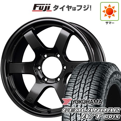 【新品】ハイエース200系 夏タイヤ ホイール4本セット 215/65R16 109/107S ヨコハマ ジオランダー A/T G015 WL/RBL RAYS レイズ グラムライツ 57DR-X 6.5J 16インチ(送料無料)