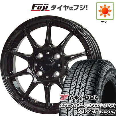 【新品 軽自動車】N-BOX タント スペーシア 夏タイヤ ホイール4本セット 165/55R15 ヨコハマ ジオランダー A/T G015 RBL ホットスタッフ ジースピード G-07 4.5J 15インチ(送料無料)