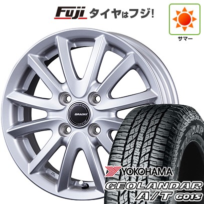 【新品 軽自動車】ハスラー デリカミニ(4WD) 夏タイヤ ホイール4本セット 165/60R15 ヨコハマ ジオランダー A/T G015 RBL コーセイ クレイシズ VS6 4.5J 15インチ(送料無料)