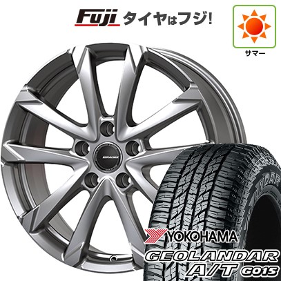 【新品国産車用5穴114.3】 夏タイヤ ホイール4本セット 225/65R17 ヨコハマ ジオランダー A/T G015 OWL/RBL コーセイ クレイシズ GC36F 7J 17インチ(送料無料)|フジコーポレーション