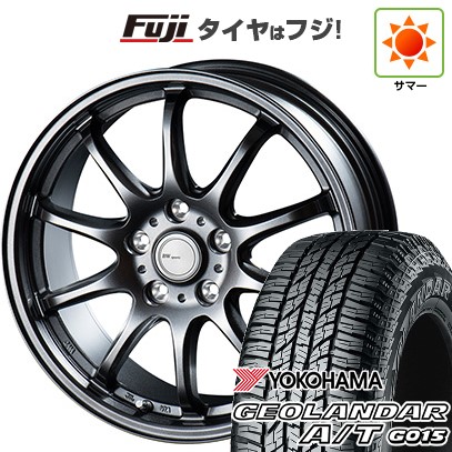 【新品国産車用5穴114.3】 夏タイヤ ホイール4本セット 225/65R17 ヨコハマ ジオランダー A/T G015 OWL/RBL ビッグウエイ BWスポーツ ZT10 7J 17インチ(送料無料)