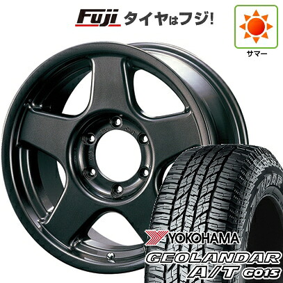 【新品国産車用6穴139.7】 夏タイヤ ホイール4本セット 285/70R17 ヨコハマ ジオランダー A/T G015 OWL/RBL フォーバイフォーエンジニア ブラッドレー V 8.5J 17インチ(送料無料)｜フジコーポレーション