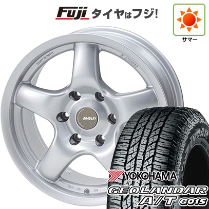 【新品国産車用6穴139.7】 夏タイヤ ホイール4本セット 285/70R17 ヨコハマ ジオランダー A/T G015 OWL/RBL フォーバイフォーエンジニア ブラッドレー パイ 8J 17インチ(送料無料)｜フジコーポレーション