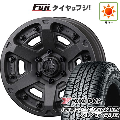 【新品】ハイエース200系 夏タイヤ ホイール4本セット 215/65R16 109/107S ヨコハマ ジオランダー A/T G015 WL/RBL クリムソン マーテルギア(MG) アーマーFF 7J 16インチ(送料無料)