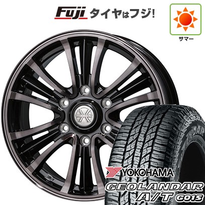 【新品】ハイエース200系 夏タイヤ ホイール4本セット 215/65R16 109/107S ヨコハマ ジオランダー A/T G015 WL/RBL トピー バザルト-X タイプ2 6.5J 16インチ(送料無料)