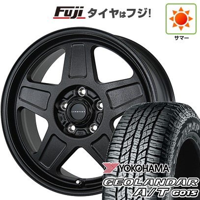 【新品国産車用5穴114.3】 夏タイヤ ホイール4本セット 225/65R17 ヨコハマ ジオランダー A/T G015 OWL/RBL トピー ランドフット GWD 数量限定 7J 17インチ(送料無料)｜フジコーポレーション