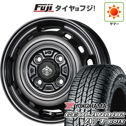 【新品 軽自動車】N-BOX タント スペーシア 夏タイヤ ホイール4本セット 165/55R15 ヨコハマ ジオランダー A/T G015 RBL トピー ランドフット XFG 数量限定 4.5J 15インチ(送料無料) 64,790円