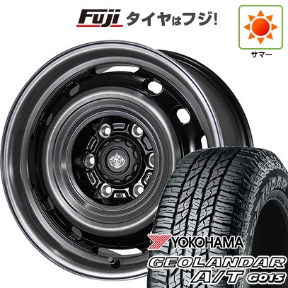 【新品】ハイエース200系 夏タイヤ ホイール4本セット 215/65R16 109/107S ヨコハマ ジオランダー A/T G015 WL/RBL トピー ランドフット XFG 数量限定 6.5J 16インチ(送料無料)
