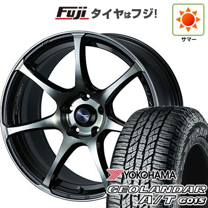 【新品国産車用5穴114.3】 夏タイヤ ホイール4本セット 225/65R17 ヨコハマ ジオランダー A/T G015 OWL/RBL WEDS ウェッズスポーツ SA-75R 7J 17インチ(送料無料) 116,800円