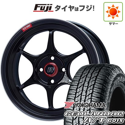 【新品国産車用5穴114.3】 夏タイヤ ホイール4本セット 225/65R17 ヨコハマ ジオランダー A/T G015 OWL/RBL ENKEI エンケイ PF06 17インチ(送料無料)