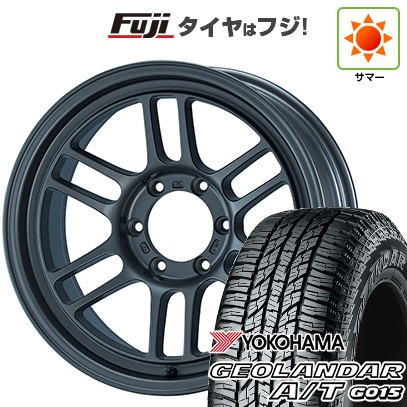 【新品国産車用6穴139.7】 夏タイヤ ホイール4本セット 285/70R17 ヨコハマ ジオランダー A/T G015 OWL/RBL ENKEI エンケイ ALLROAD RPT1 8.5J 17インチ(送料無料)