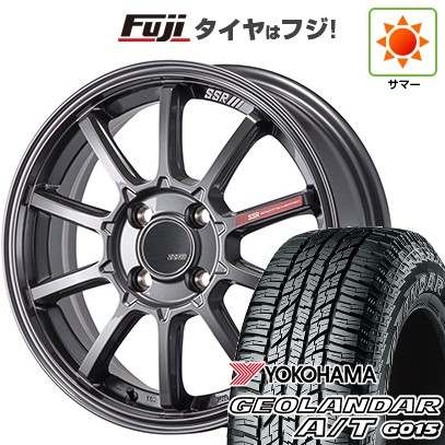 【新品国産車用5穴114.3】 夏タイヤ ホイール4本セット 225/60R17 ヨコハマ ジオランダー A/T G015 OWL/RBL SSR GT GTV05 7J 17インチ(送料無料)