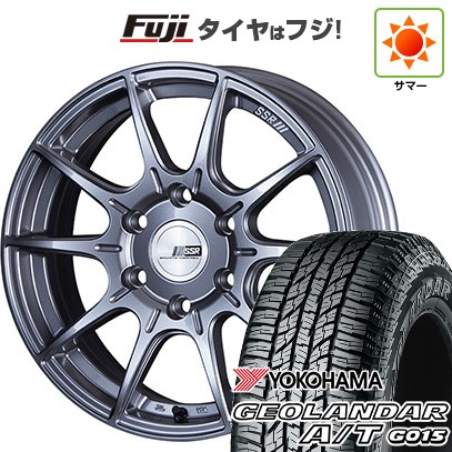 【新品】ハイエース200系 夏タイヤ ホイール4本セット 215/65R16 109/107S ヨコハマ ジオランダー A/T G015 WL/RBL SSR ディバイド X01H 6.5J 16インチ(送料無料)|フジコーポレーション